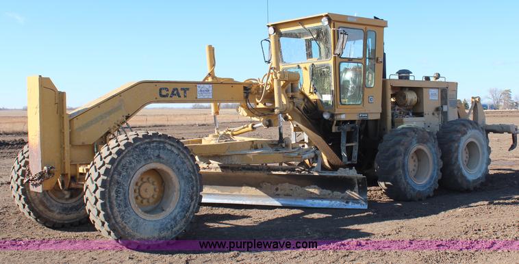 image for item H1297 1983 Caterpillar 14G articulated motor grader