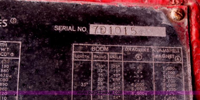 image for item H1327 Link Belt LS-78 crawler crane