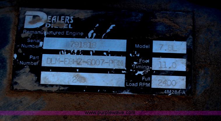 image for item H1355 1988 Ford LT8000 dump truck