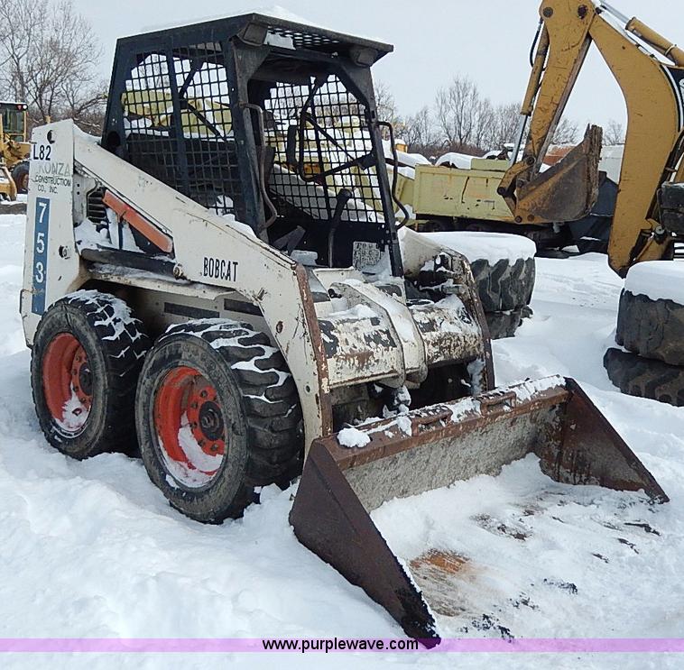 image for item H1365 1996 Bobcat 753 skid steer