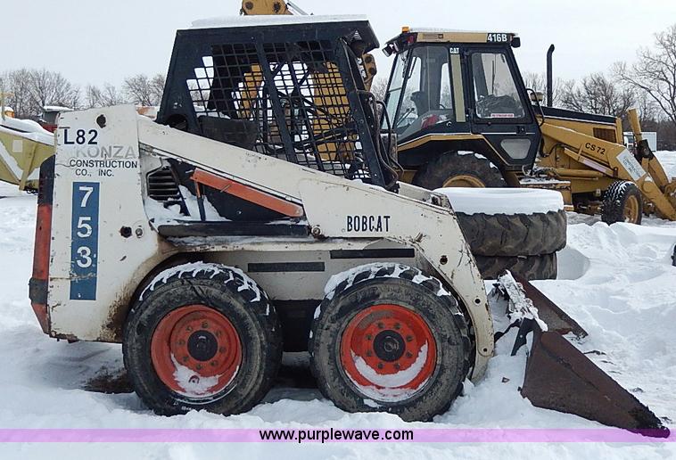 image for item H1365 1996 Bobcat 753 skid steer
