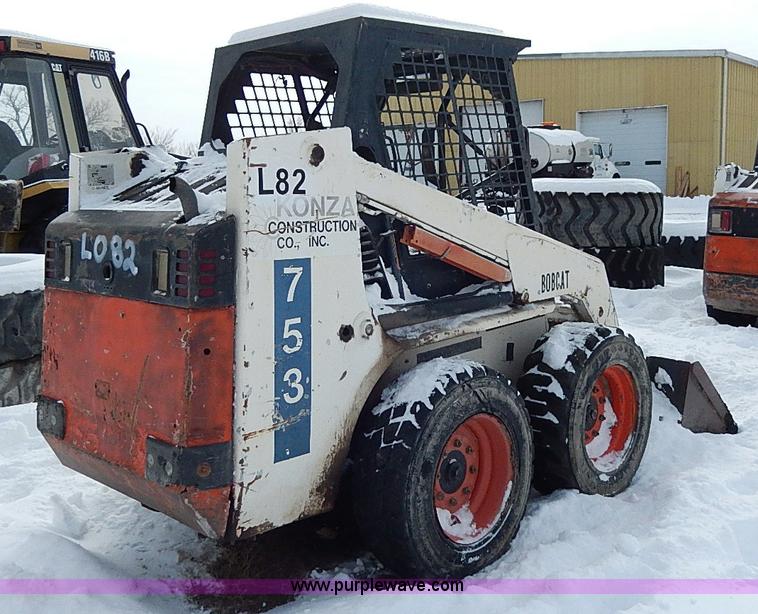 image for item H1365 1996 Bobcat 753 skid steer