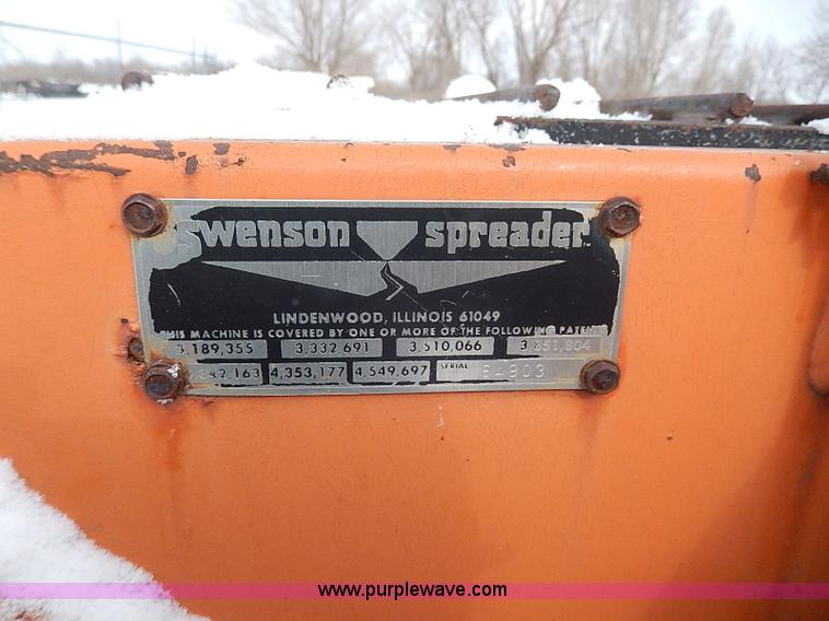 image for item H1367 Swenson 8' spreader