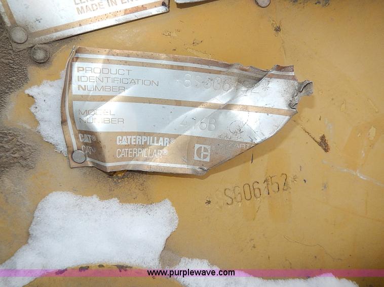 image for item H1371 1994 Caterpillar 416B backhoe