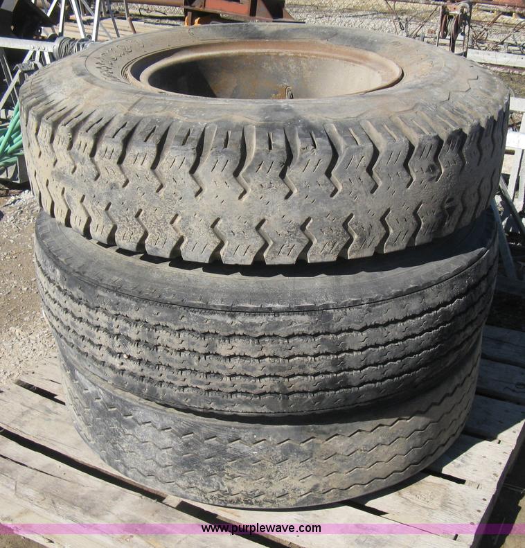 image for item AX9966 (7) truck tires and ring wheels