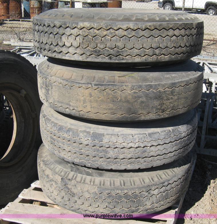 image for item AX9966 (7) truck tires and ring wheels