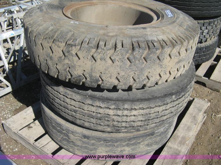 image for item AX9966 (7) truck tires and ring wheels