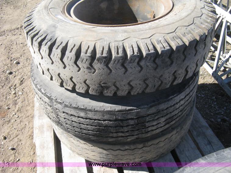 image for item AX9966 (7) truck tires and ring wheels