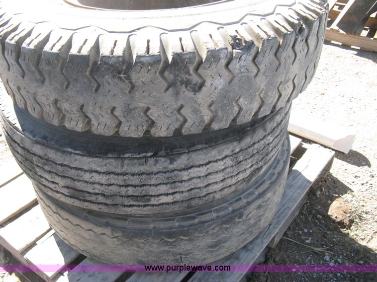 image for item AX9966 (7) truck tires and ring wheels