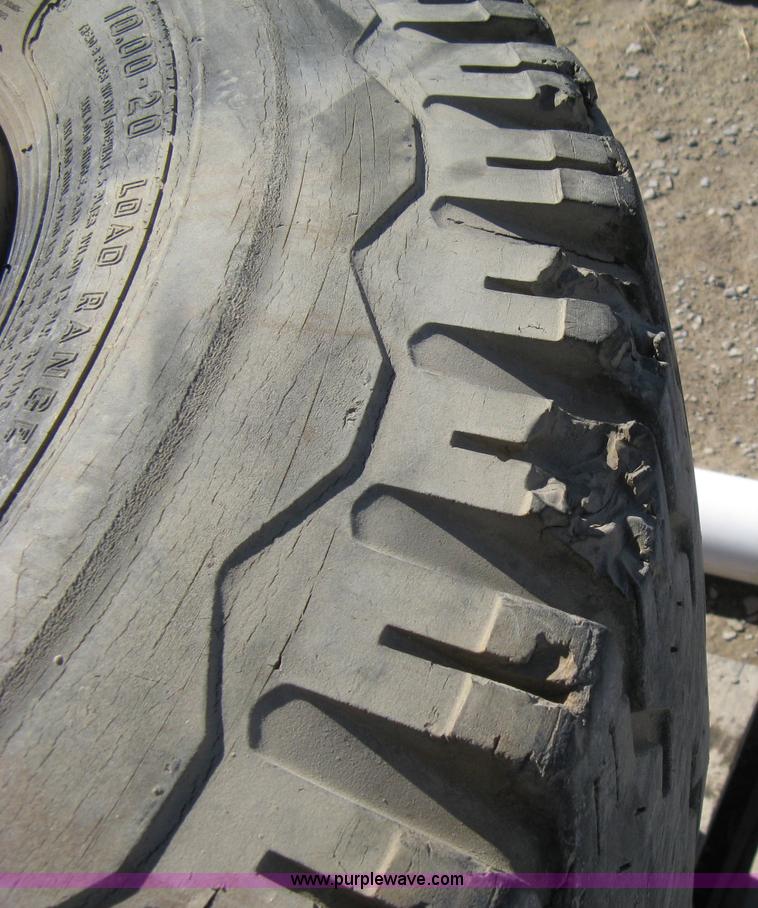 image for item AX9966 (7) truck tires and ring wheels