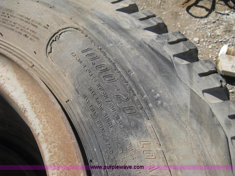 image for item AX9966 (7) truck tires and ring wheels