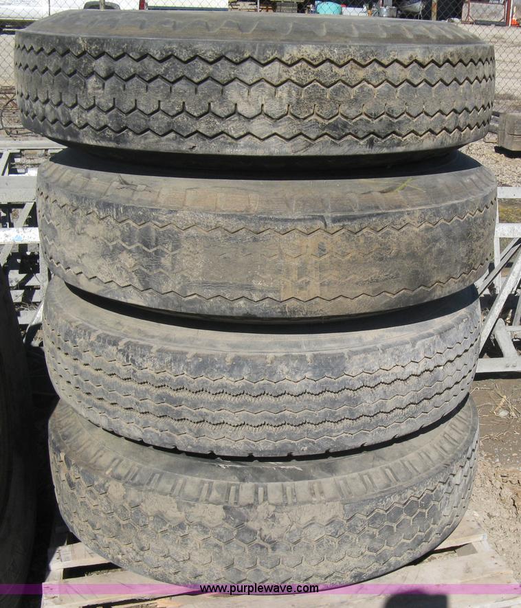 image for item AX9966 (7) truck tires and ring wheels