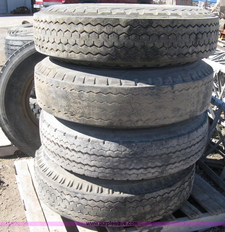 image for item AX9966 (7) truck tires and ring wheels