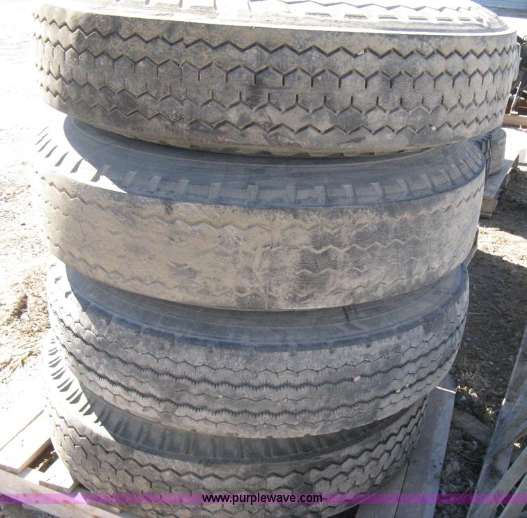 image for item AX9966 (7) truck tires and ring wheels