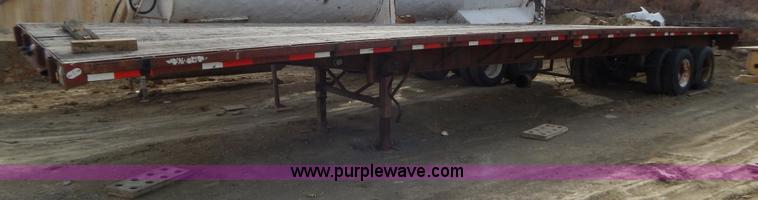 image for item B4853 1991 Trailmobile 48' flatbed trailer
