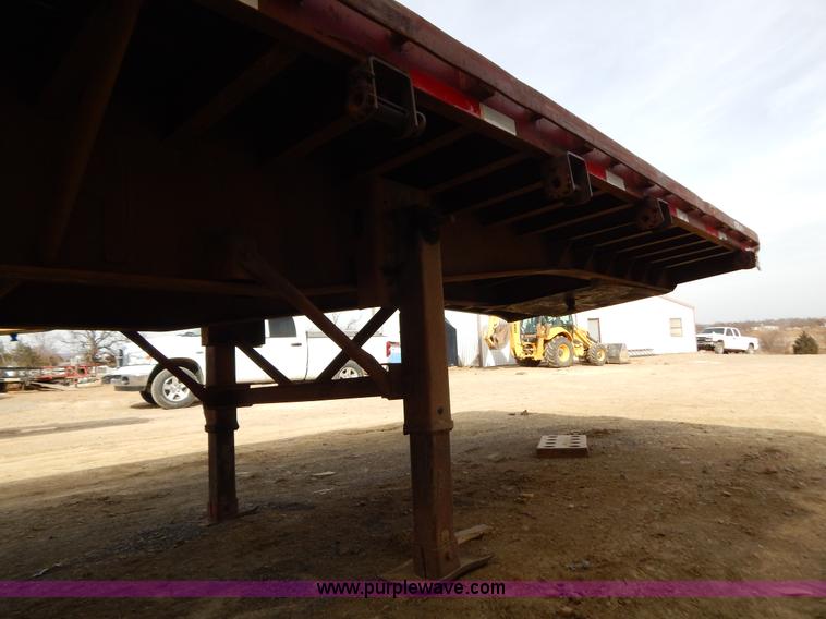 image for item B4853 1991 Trailmobile 48' flatbed trailer