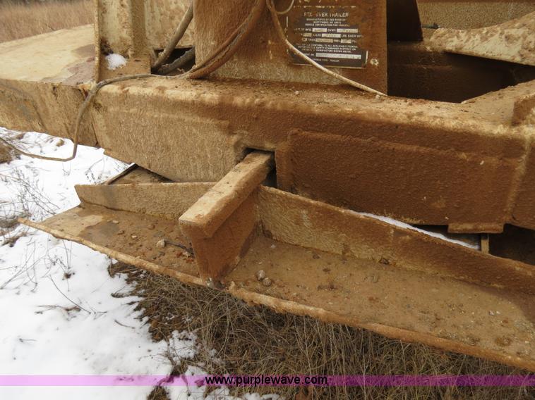 image for item B4867 1988 Red River 20 ton belly dump trailer