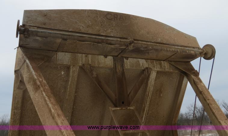 image for item B4867 1988 Red River 20 ton belly dump trailer