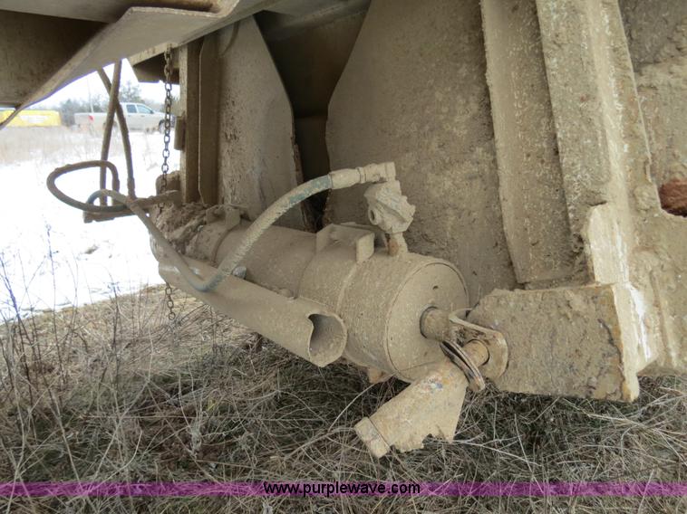 image for item B4867 1988 Red River 20 ton belly dump trailer