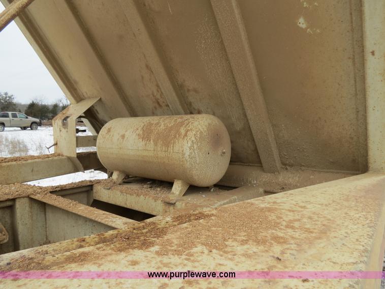 image for item B4867 1988 Red River 20 ton belly dump trailer