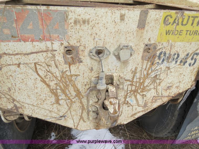 image for item B4867 1988 Red River 20 ton belly dump trailer