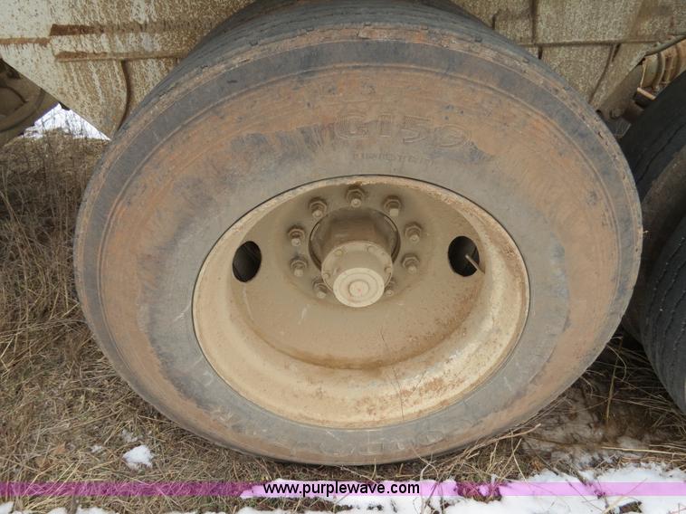 image for item B4867 1988 Red River 20 ton belly dump trailer