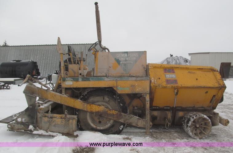 image for item F7237 1978 Blaw-Knox PF115 paver