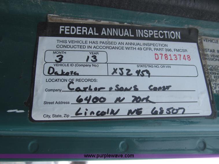 image for item F7242 1987 Dakota Trail-eze LP30T48 trailer