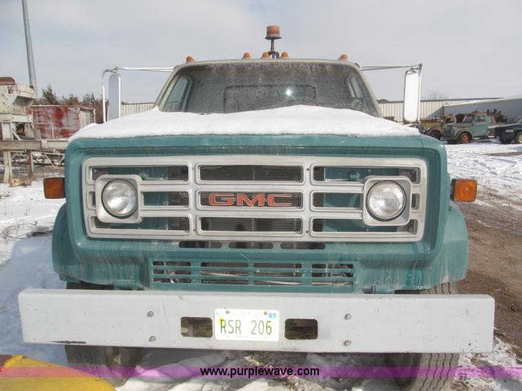 image for item F7243 1982 GMC 70 Rosco oil distribution truck