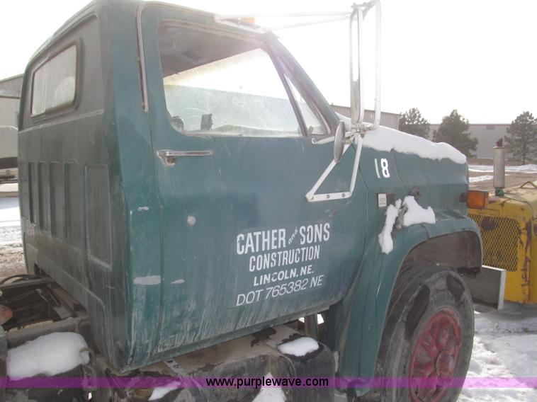 image for item F7243 1982 GMC 70 Rosco oil distribution truck
