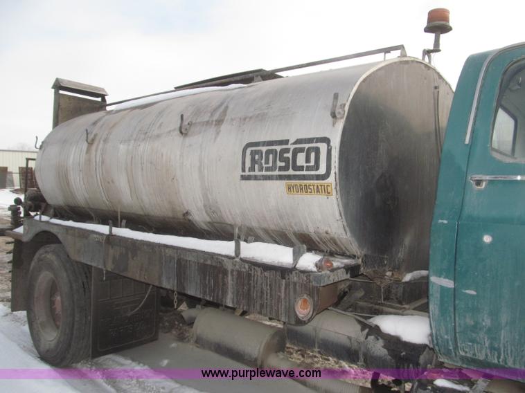 image for item F7243 1982 GMC 70 Rosco oil distribution truck