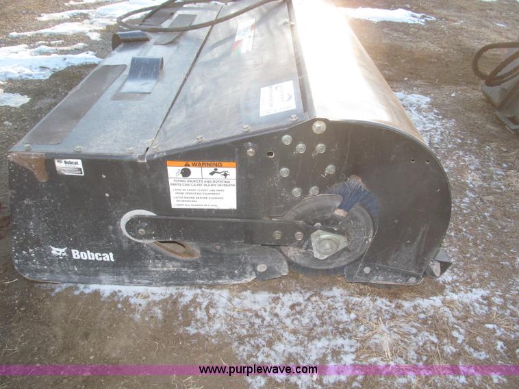 image for item F7255 2011 Bobcat 84" sweeper bucket broom