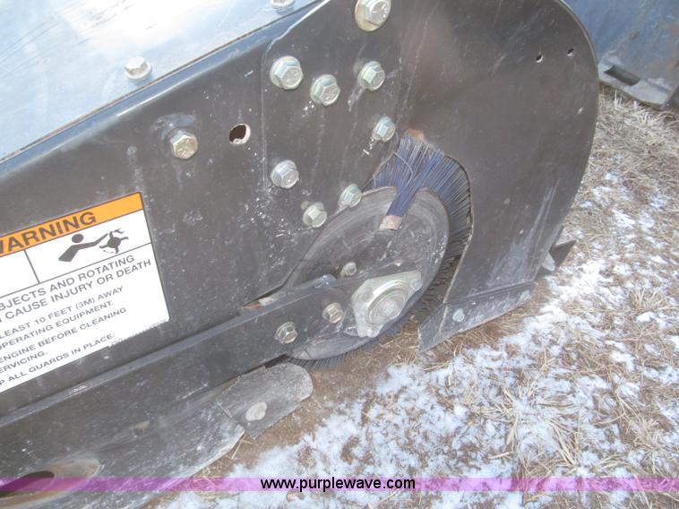 image for item F7255 2011 Bobcat 84" sweeper bucket broom