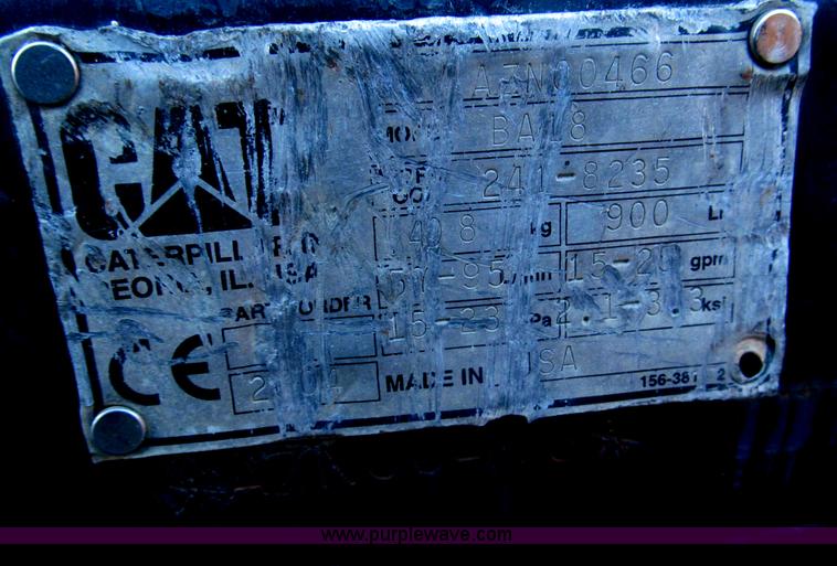 image for item F7257 2004 Caterpillar BA18 84" angle broom