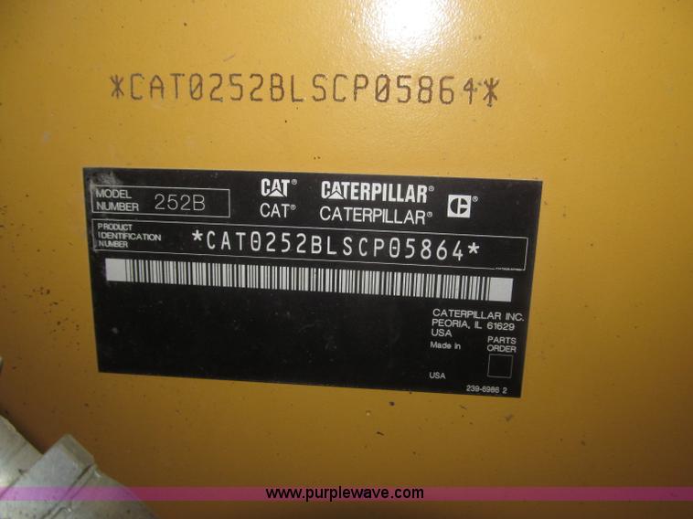 image for item F7258 2010 Caterpillar 252B Series 2 skid steer