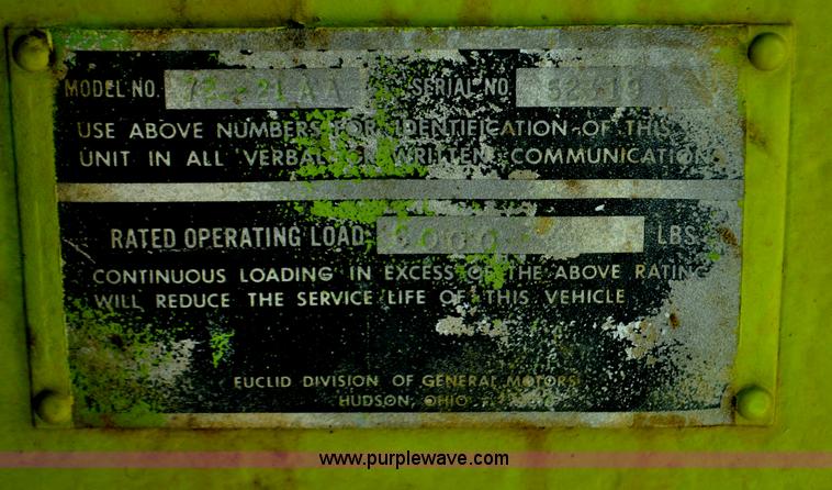 image for item G6393 1969 Terex 72-21 AA loader