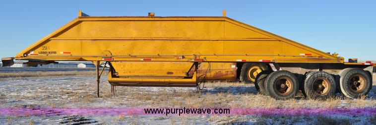 image for item G6404 1972 Load King triple axle belly dump trailer