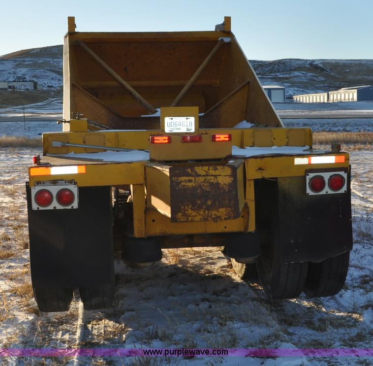 image for item G6404 1972 Load King triple axle belly dump trailer