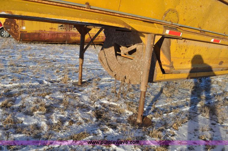 image for item G6404 1972 Load King triple axle belly dump trailer