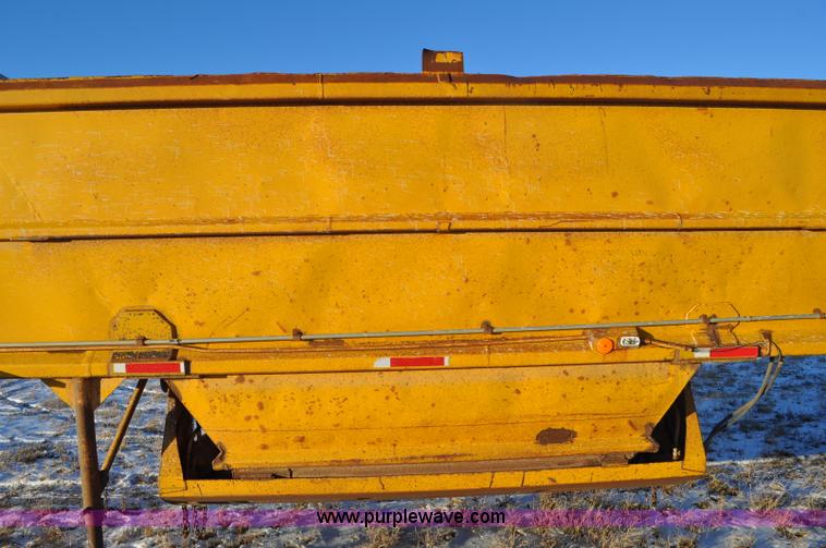 image for item G6404 1972 Load King triple axle belly dump trailer