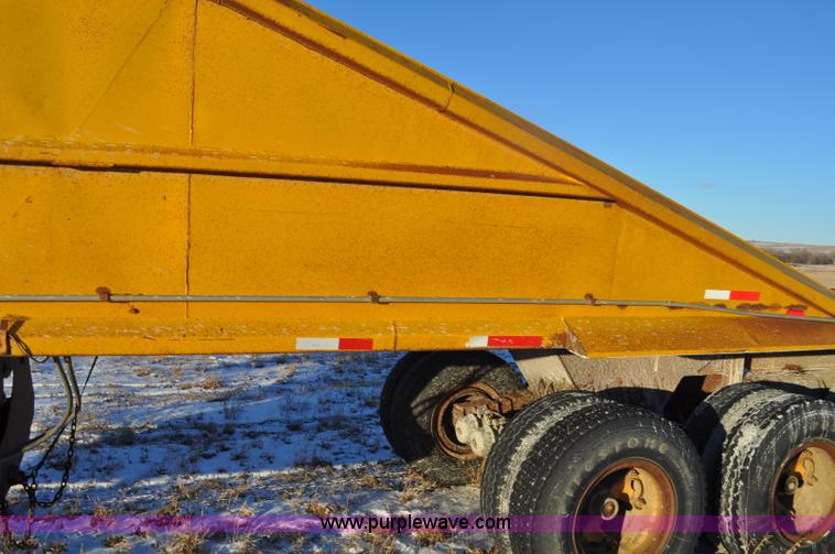 image for item G6404 1972 Load King triple axle belly dump trailer