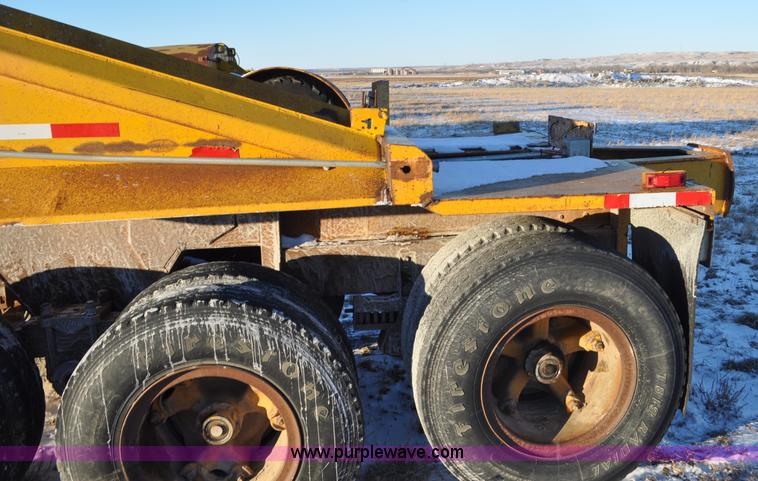 image for item G6404 1972 Load King triple axle belly dump trailer