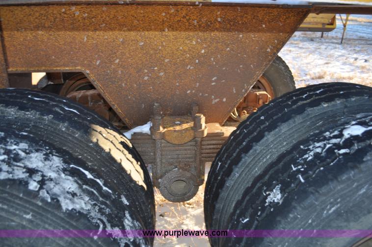 image for item G6404 1972 Load King triple axle belly dump trailer