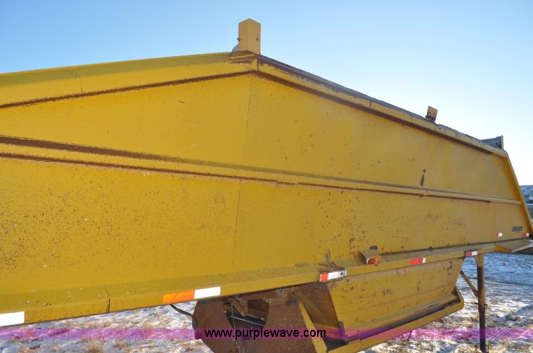 image for item G6404 1972 Load King triple axle belly dump trailer