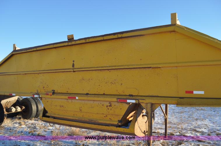 image for item G6404 1972 Load King triple axle belly dump trailer
