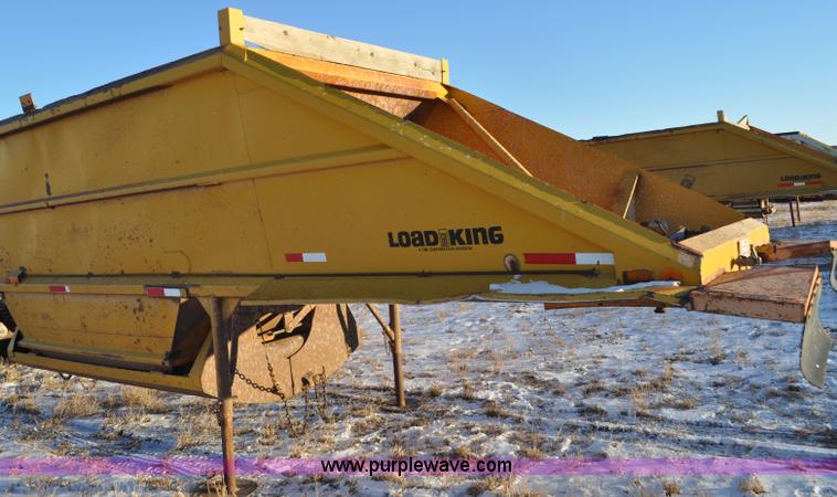 image for item G6404 1972 Load King triple axle belly dump trailer