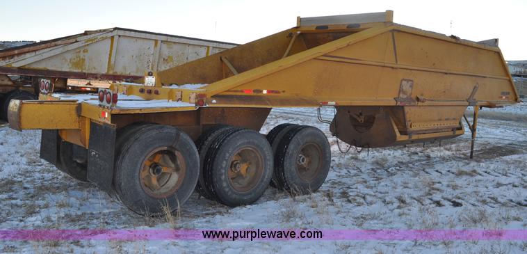 image for item G6405 1972 Load King triple axle belly dump trailer
