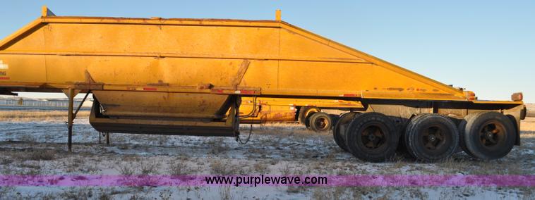 image for item G6405 1972 Load King triple axle belly dump trailer
