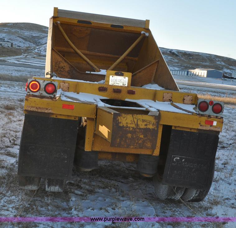 image for item G6405 1972 Load King triple axle belly dump trailer