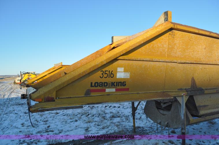 image for item G6405 1972 Load King triple axle belly dump trailer